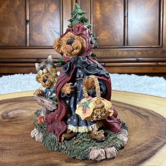 Vintage Boyds Bears Lil' Red with B.B. Woof Going to Grandma's Classic Bearytale - Picture 3 of 12